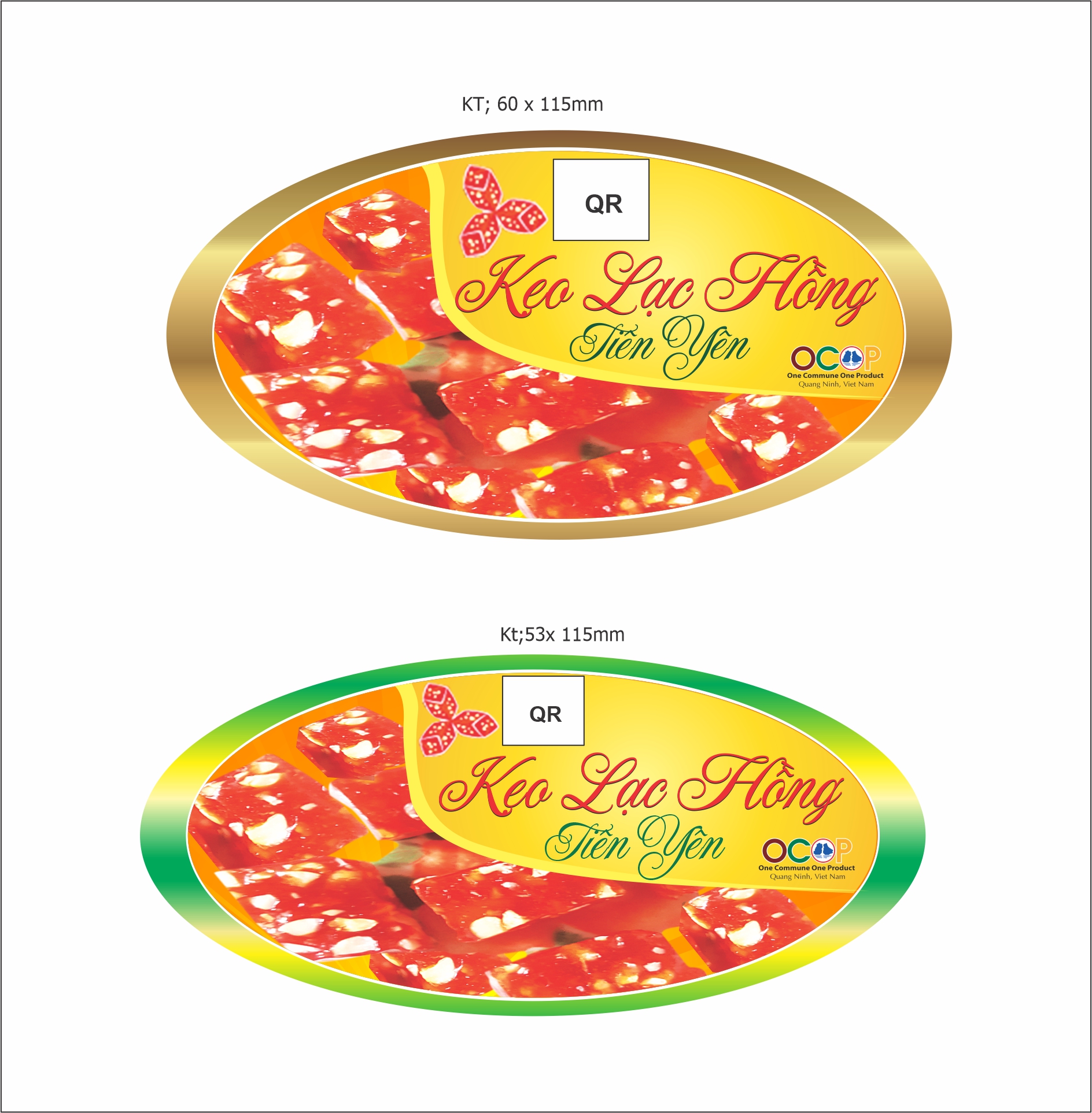 Kẹo lạc hồng Tiên Yên